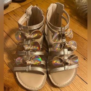 Jumping Beans. Rose Gold Gladiator Sandals. Toddler Size 9